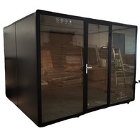 Cage silencieuse moderne pour chien et chat Cabine téléphonique de bureau insonorisée pour diffusion en direct Négociation de salle de réunion pour chambre insonorisée