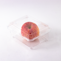 Fabriek Levering Vierkante Clamshell Box Transparant Doos Clamshell Plastic Verpakking Plastic Doorzichtig Fruit Verpakking