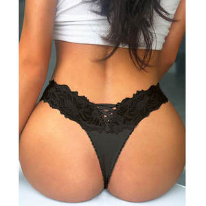 لباس داخلي مريح سلس على شكل حرف T للفتيات الصغيرات مثير مراهقات ملابس داخلية دانتيل مقاس كبير ملابس داخلية نسائية محبوكة - Product Image 1