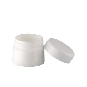 White Ceramic White Porcelain Jar PET Plastic Screw Cap BEST Glass Skin Care Packaging Cosmetic Packaging Custom Screen Printing