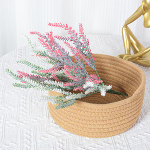 Flower Delight - Ramo de Lavanda Artificial, Color Morado y Rosa, Realista, Decoración para el Hogar, Accesorios para Exteriores, Material de Goma Suave - Product Image 2