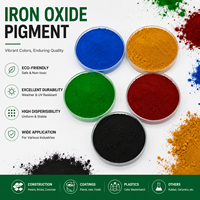 Pigments d'oxyde de fer multicolores pour la coloration du plastique, du caoutchouc et du ciment, colorants inorganiques assortis Fe2O3 Fe3O4 FeOOH