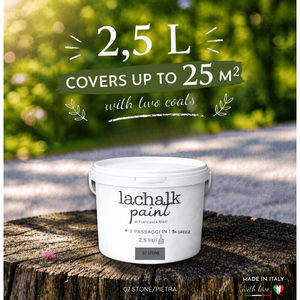 07 STONE 25lt LaChalk the evolution of <b>chalk</b> paint Where <b>chalk</b> meets resin: Hybrid <b>Chalk</b> Resin Paint made in Italy - Product Image 2
