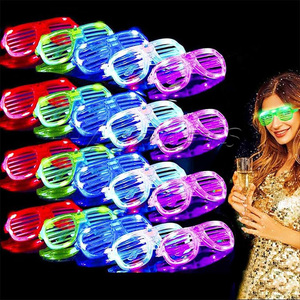 Gafas LED Luminosas para Fiestas, Gafas de Neón con Función Intermitente para Fiestas Rave, Cumpleaños, Bodas, Fiestas Temáticas - Product Image 1