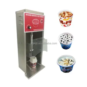 Tự động thép không gỉ mcflurry mềm ice cream mixer blizzard máy xay sinh tố ice cream mixer máy