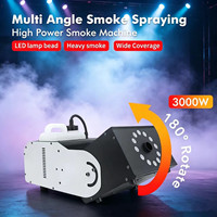 Machine à fumée oscillante DMX512 à télécommande multi-angle réglable 3000W avec 12x3W LED RGB