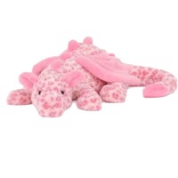 Jc Nouvelle Peluche Douce Motif Dragon & Léopard, Poupée Réconfortante avec Rembourrage en Coton PP, 31cm-50cm pour 0-24 Mois