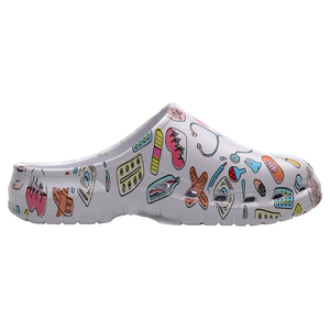 Zapatos Médicos Antideslizantes con Estampado de Dibujos Animados de EVA, Zuecos de Enfermería Unisex, Ligeros, Transpirables, Uniformes de Verano para Mujer, Otoño, Pediatría - Product Image 3
