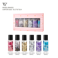 Parfum pour femmes 75 ml, parfum longue durée, coffret cadeau de 6 flacons, vente en gros