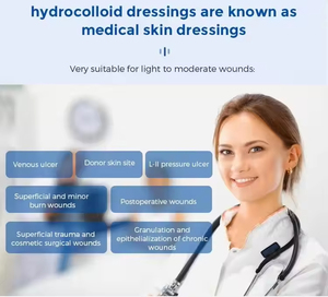 सबसे अच्छी गुणवत्ता अल्ट्रा पतली स्व-चिपकने वाला 5*5 सेमी हाइड्रोकोलाइड ड्रेसिंग घाव देखभाल सौंदर्य व्यक्तिगत देखभाल के लिए अनुकूलित वाटरप्रूफ - Product Image 4