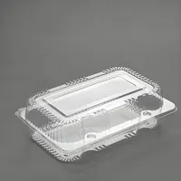 Lot de 50 boîtes alimentaires jetables transparentes en PP pour sushis, salades, fruits et collations – Fournisseur chinois de contenants en plastique