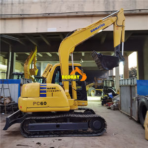Mini-équipement de pelle PC60-7 Komatsu à faible coût d'occasion en vente au Japon avec composants de pompe moteur à noyau - Product Image 1