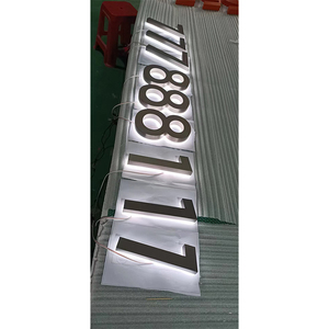 Tùy chỉnh biển quảng cáo hiển thị số 3D kênh thư dấu hiệu <span class=keywords><strong>Led</strong></span> ngoài trời không thấm nước kim loại Acrylic signage - Product Image 2