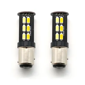 Feu de stop haute puissance 3157, phare double couleur pour voiture, ampoule LED 22smd 1157 5730