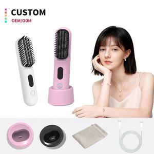 Garantie d'un an <span class=keywords><strong>Brosse</strong></span> à <span class=keywords><strong>cheveux</strong></span> Sèche-<span class=keywords><strong>cheveux</strong></span> en une étape <span class=keywords><strong>Brosse</strong></span> à air chaud rotative Sèche-<span class=keywords><strong>cheveux</strong></span> <span class=keywords><strong>Brosse</strong></span> à <span class=keywords><strong>cheveux</strong></span> Sèche-<span class=keywords><strong>cheveux</strong></span> Peigne - Product Image 1