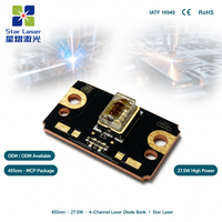 Nichia NUBB41 455nm 27.5W Diode laser bleue haute puissance MCP 4 canaux pour soudage laser, découpe, impression 3D