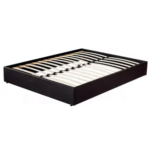 Bed Frame Foundation Bouw Bed Base Matras Foundation Fluwelen Bed Frame Lattenbodem Full Size Cal Koning, Koning En Koningin