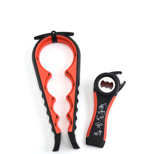 Strumento di apertura del coperchio del barattolo multifunzionale facile da usare <span class=keywords><strong>4</strong></span> in 1 apribottiglie per vasetti 5 in 1 kit di apribottiglie per vino - Product Image 1