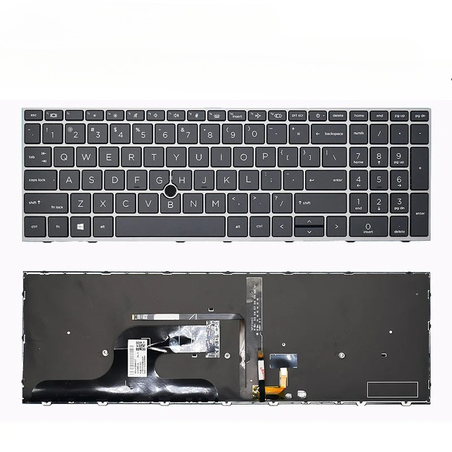Replacement US/RU Russian Backlit Laptop Keyboard For HP ZBOOK Fury 15 G7/G8 Fury 15.6 inch G7/G8 C13C-5 Notebook PC