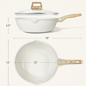 <span class=keywords><strong>Wok</strong></span> en aluminium moulé sous pression antiadhésif avec poignée douce au toucher, vente en gros, produit très demandé - Product Image 5