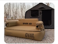 Tente de camping gonflable quatre saisons, imperméable et coupe-vent, tente pop-up, ouverture automatique rapide, pliable, portable, canapé