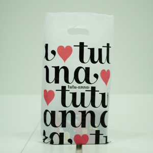 Bolsas con asa troquelada y logotipo personalizado, bolsa de plástico para la compra con sello térmico, fabricante de Vietnam para uso en supermercados - Product Image 1