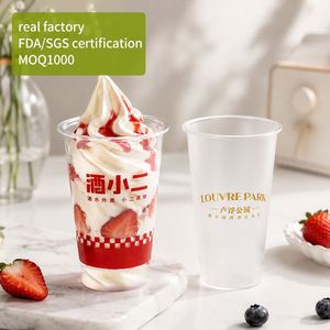 Vaso Desechable de Plástico PP para Camping y Senderismo, 90mm, con Logotipo Personalizado, Portátil y Ligero, para Té/Jugo/Café - Product Image 1