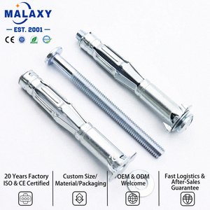 Malaxy – Fournisseur direct d'usine – Ancrage à vis en acier au carbone zingué robuste pour cloisons sèches – Cheville Molly - Product Image 4