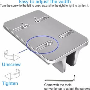 Support vertical pour ordinateur portable en aluminium, support de bureau avec taille de station d'accueil réglable, compatible avec tous les ordinateurs portables Surface/Dell/Gaming - Product Image 5