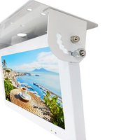 OSK Pantalla de Autobús Montada EN EL Techo, Monitor LCD Digital Abatible, 15,6 Pulgadas, 12V/24V, Pantalla de Coche, Pantalla LCD, Pantalla de Autobús