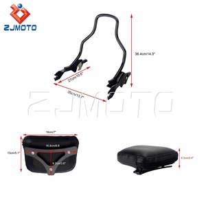 Respaldo de altura estándar para motocicleta Harley <span class=keywords><strong>FXFB</strong></span> 114 FXFBS 2018-2021, almohadilla de cojín trasero de cuero PU para auto - Product Image 2