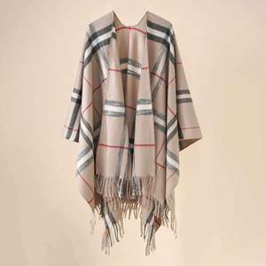Wholesale Winter 130*150cm Oversized <b>Blanket</b> Poncho Scarf with Tassel Wool Cape Style Cloak Shawl <b>Beach</b> Poncho Womens - Product Image 4