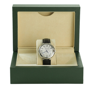 Caja de Reloj de Cuero Verde de Alta Gama con Logotipo Personalizado, Caja de Empaque Única <span class=keywords><strong>para</strong></span> <span class=keywords><strong>Relojes</strong></span>, Adecuada <span class=keywords><strong>para</strong></span> Joyerías - Product Image 2