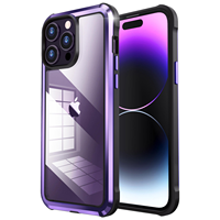 Coque arrière magnétique pour iPhone 14 15 14 13 12 Pro Max, compatible avec la charge sans fil