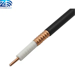 50 Ohm corrugated 1/2" Flexible Cable Feeder Cable Coaxial cable