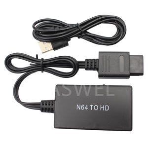ตัวแปลง N64 เป็น <span class=keywords><strong>HDMI</strong></span> สายเคเบิลอะแดปเตอร์ HD Link สำหรับเครื่องเล่นเกม <span class=keywords><strong>Nintendo</strong></span> Gamecube <span class=keywords><strong>Super</strong></span> NES SNES - Product Image 1