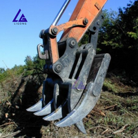 Económico: Estructura de Enlace de Cucharón Confiable LIGONG Mechanic Grapple para Excavadoras de 1-50t, Bajo Costo de Uso