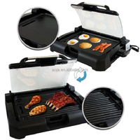 AOJA Nouvelle arrivée Plaque de cuisson électrique pour barbecue avec gril réversible 2 en 1 et plaque de cuisson