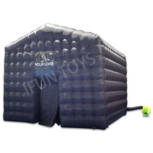 Pop-up Party noir boîte de nuit gonflable LED Disco éclairage gonflable Cube tente de fête pour un événement de fête privé - Product Image 2