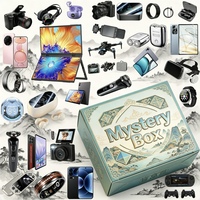 Boîte mystère électronique 2 pièces de haute qualité avec tablette PC, bague connectée, pistolet de massage, haut-parleur Bluetooth et appareils aléatoires