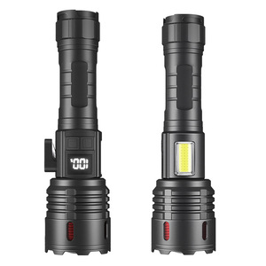 ยุนมัย XHP70 ไฟฉาย LED 30W แบบชาร์จไฟได้สวิตช์คู่แสงสีขาวไฟฉายยุทธวิธีอเนกประสงค์ - Product Image 5