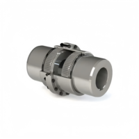 Accouplement rigide à engrenages en acier à dents courbées pour arbre de moteur, manchon en élastomère Rexnord pour tambour, OEM, alésage 50 mm, 5000 tr/min