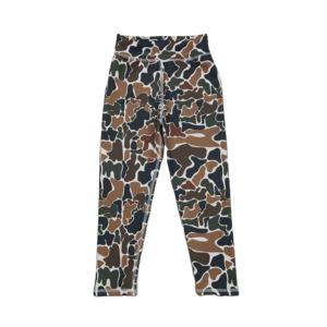 P0690 rts Pantalones largos para niña pequeña, estilo boutique, con estampado de camuflaje marrón, venta al por mayor, pantalones para niña pequeña - Product Image 1