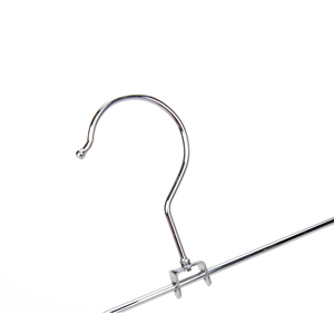 Inspring quần kim loại móc tiết kiệm không gian đa lớp quần áo móc áo với <span class=keywords><strong>clip</strong></span> - Product Image 4