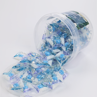 Capsules de lessive jetables 5-en-1 personnalisées avec perles de parfum pour vêtements, parfum longue durée, capsules de gel OEM ODM