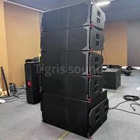 SAWA2 double 12 pouces 2 voies 1200W RMS haut-parleurs de réseau de lignes actifs passifs haut-parleur extérieur Audio de scène professionnel