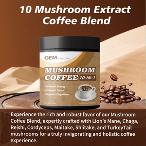 Poudre de café instantané aux champignons mélangés en gros d'usine, café Reishi, stimulant du système immunitaire, mélange de café aux champignons - Product Image 3