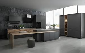 Armarios de cocina de lujo Armarios Organización práctica Interiores lógicos Alta calidad Hogar Gabinete personalizado Juegos de cocina - Product Image 3