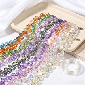 <span class=keywords><strong>Perline</strong></span> di Vetro Cristallo Sfaccettate Colorate all'Ingrosso per Creazione di Gioielli Fai-da-Te, Bracciali, Collane, Orecchini e Accessori - Product Image 5