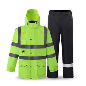 Likai High Visibility Safety Jacket Reflective Cotton Coat Winter Construction Work Wear Waterproof Warm Protective Clothing - Product Image 4